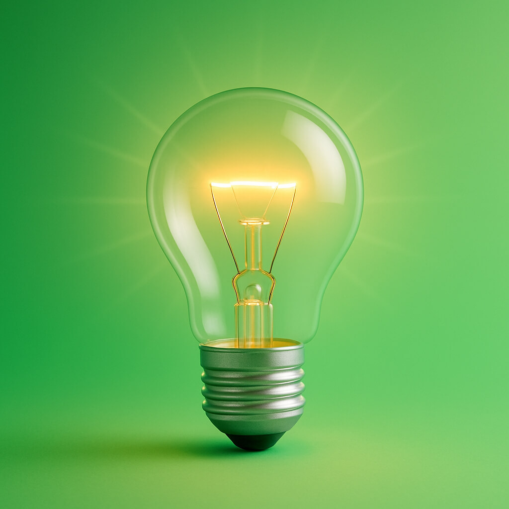 EPC green light bulb
